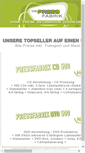 Mobile Screenshot of pressfabrik.de